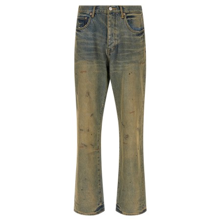 'P011 Dirty Oil Repair' jeans