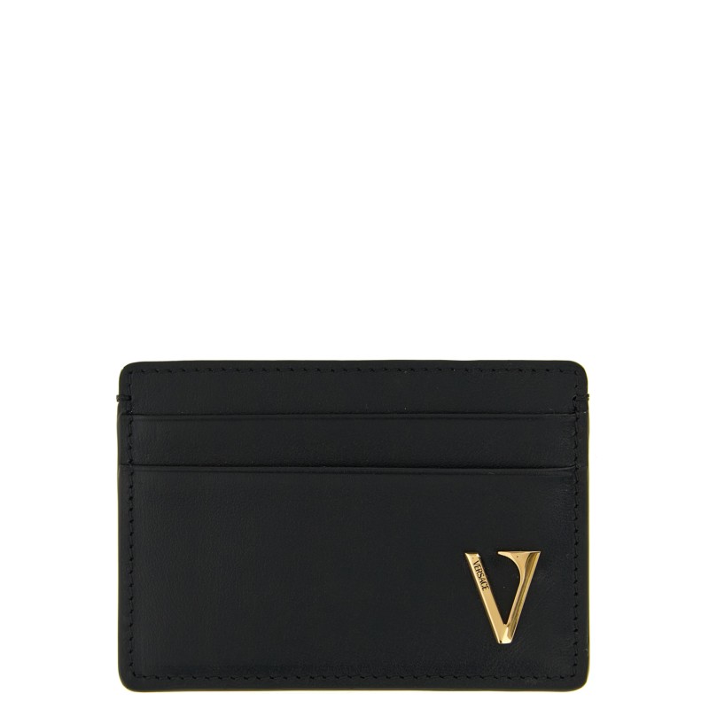 'V Logo' card holder