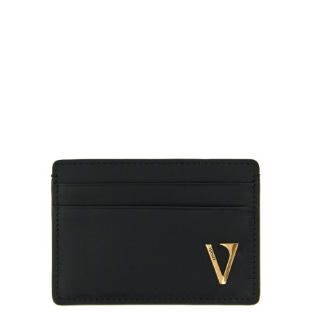 'V Logo' card holder