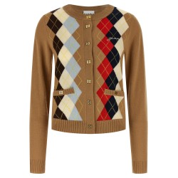 Diamond-shaped cardigan