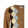 Diamond-shaped cardigan