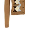 Diamond-shaped cardigan