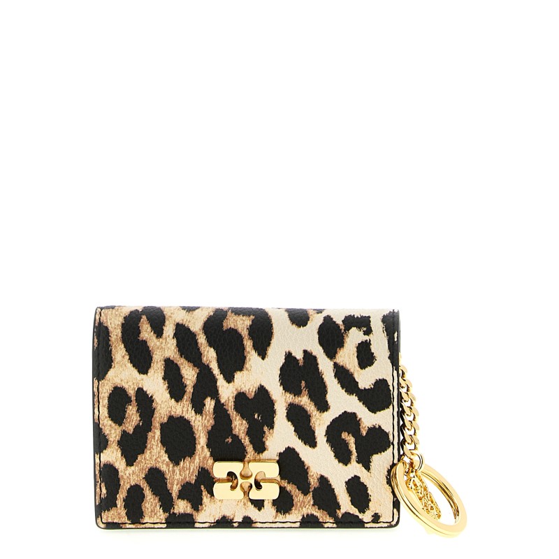 'Leopard' print card holder