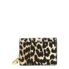 'Leopard' print card holder