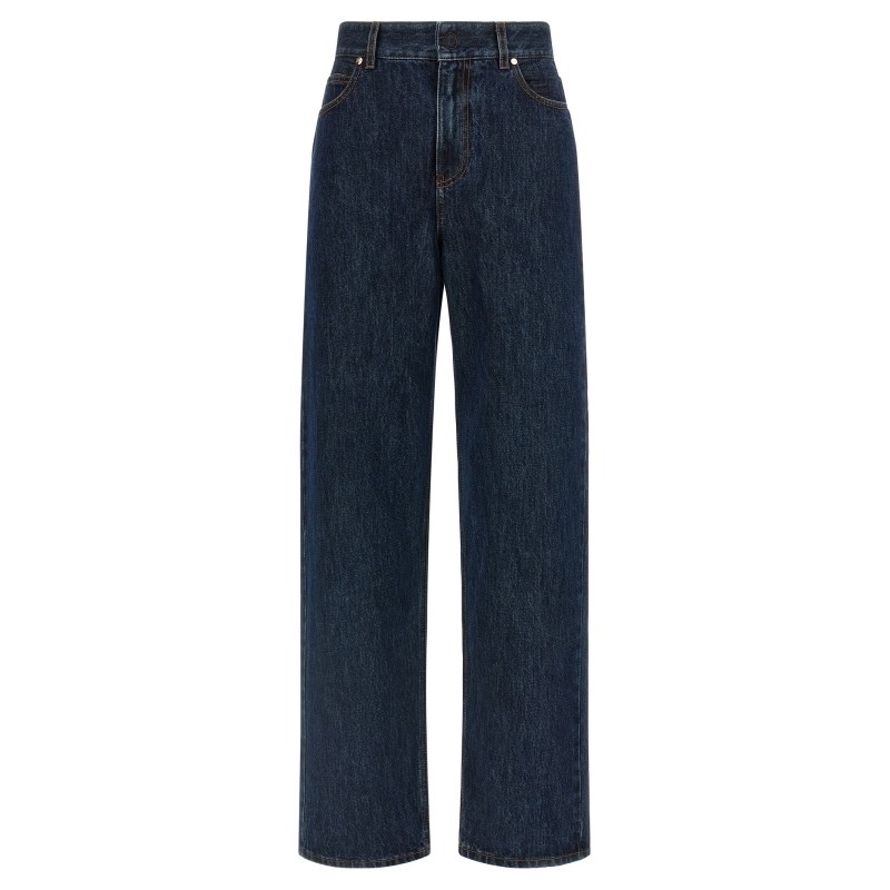 'FF' padded jeans