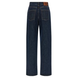 'FF' padded jeans