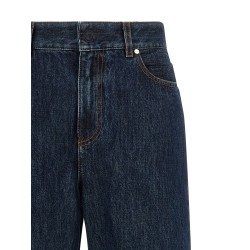 'FF' padded jeans