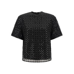 'Beaded Oversize' top
