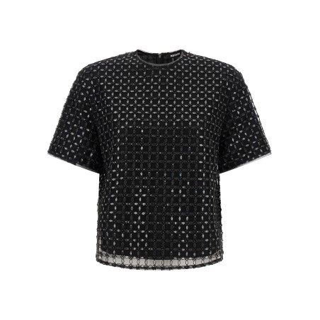 'Beaded Oversize' top