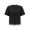 'Beaded Oversize' top