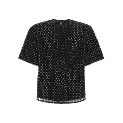'Beaded Oversize' top