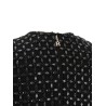 'Beaded Oversize' top
