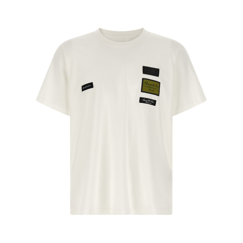 'etichette' patch t-shirt