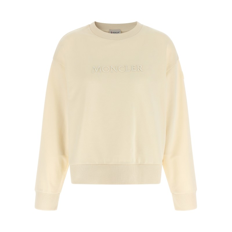 Logo embroidery sweatshirt