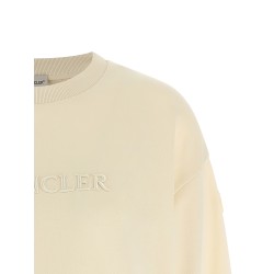 Logo embroidery sweatshirt