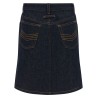 'Denim Mini Skirt With Cuts And Turn Up' skirt