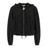 Hooded bomber jacket