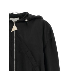 Hooded bomber jacket