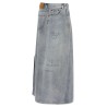 Asymmetrical construction skirt