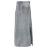 Asymmetrical construction skirt