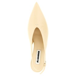 Leather slingback