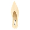Leather slingback