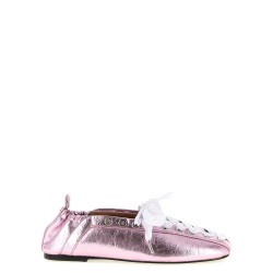 'Lace-Up' ballet flats
