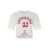 Printed piercing t-shirt