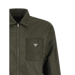 Re-nylon feather shirt