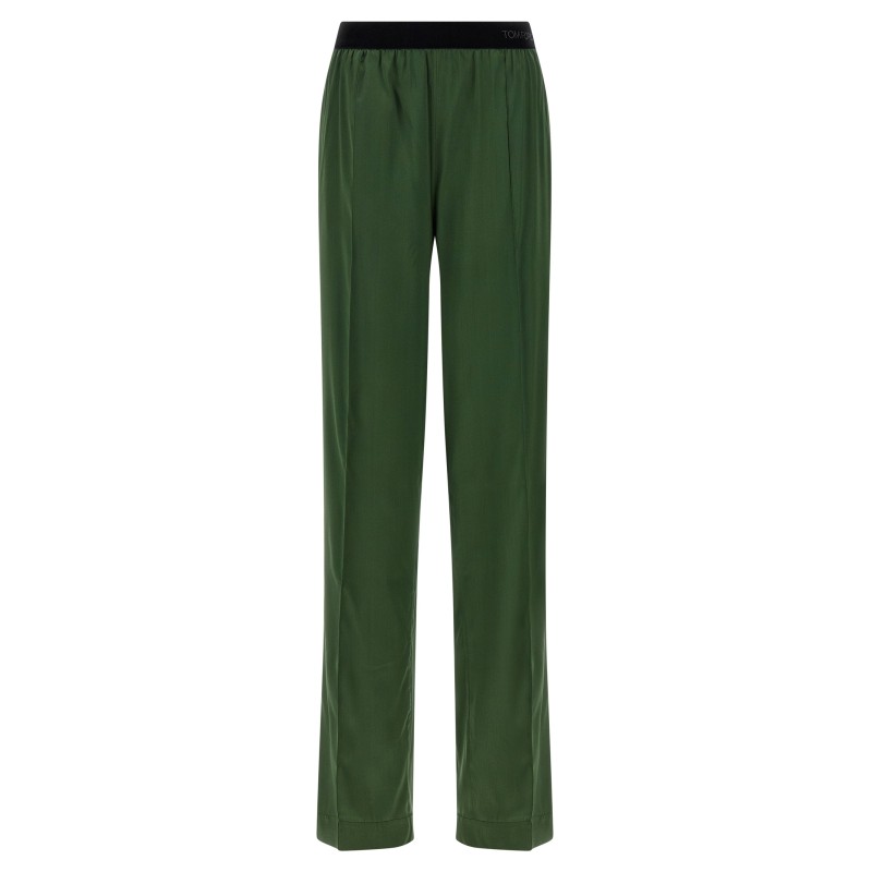 Silk pants