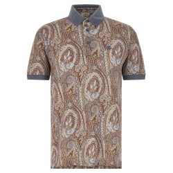 'Arnica Paisley' polo shirt
