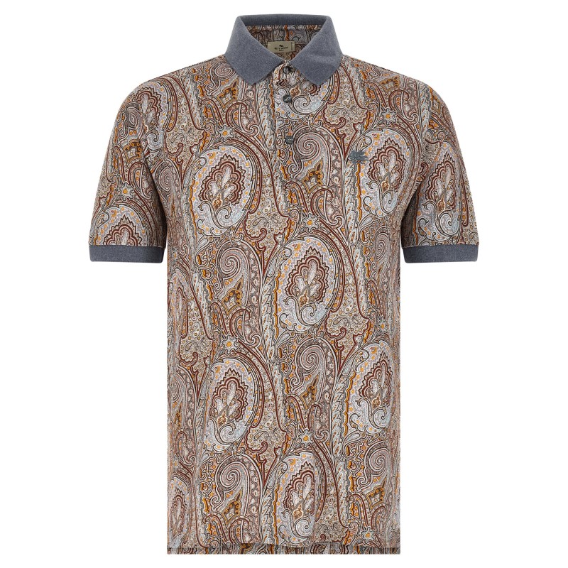 'Arnica Paisley' polo shirt