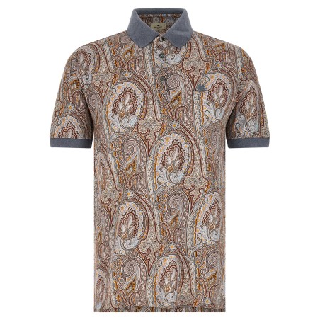 'Arnica Paisley' polo shirt