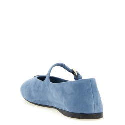 Suede ballet flats