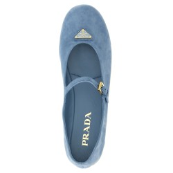 Suede ballet flats