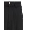 Denim insert pants