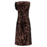 'Velvet Sequins Straight Midi' dress