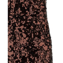 'Velvet Sequins Straight Midi' dress