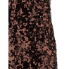 'Velvet Sequins Straight Midi' dress