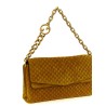 GG medium suede shoulder bag
