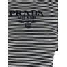 Striped silk t-shirt