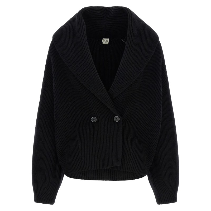 'Shawl-Lapel' cardigan