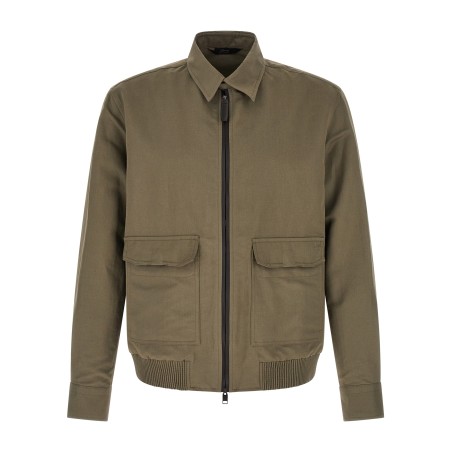 Linen cotton blouson