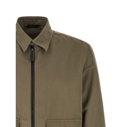 Linen cotton blouson