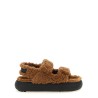 Shearling sandals
