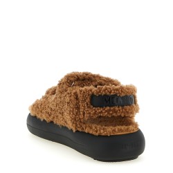 Shearling sandals