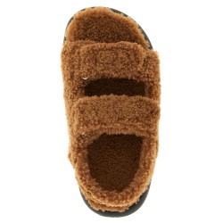 Shearling sandals