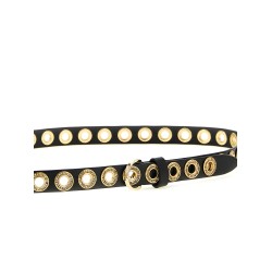 Crystal studs belt