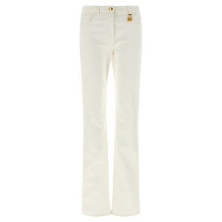 Jewel padlock jeans