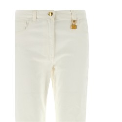 Jewel padlock jeans